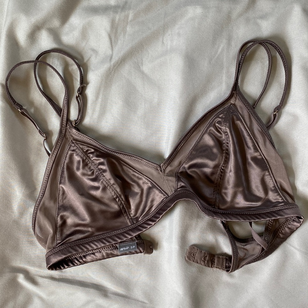 Aerie taupe bralette